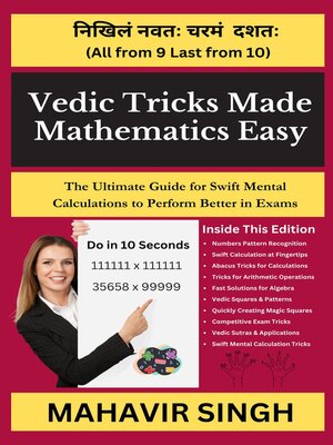 cover image of Vedic Tricks Made Mathematics Easy